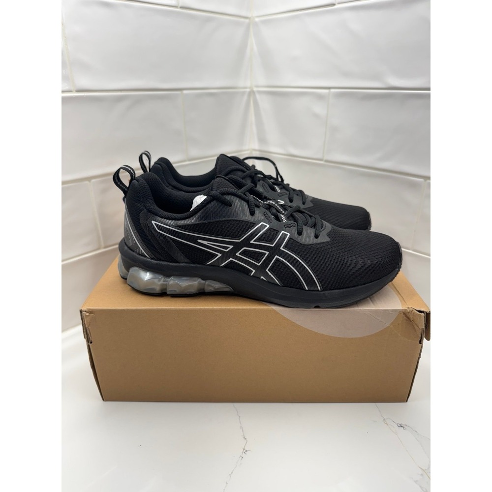 ASICS GEL QUANTUM 90‎ 4 'BLACK PURE SILVER' men's 8 - Picture 4 of 6